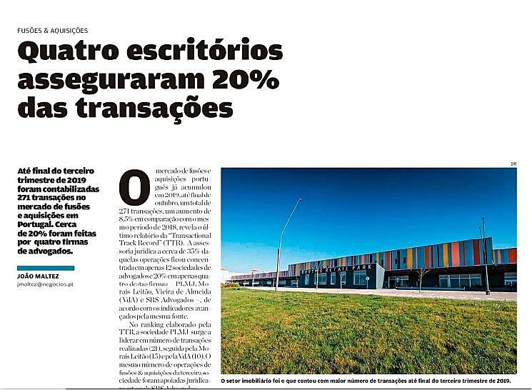 Fuses & Aquisies: Quatro escritrios asseguraram 20% das transaes